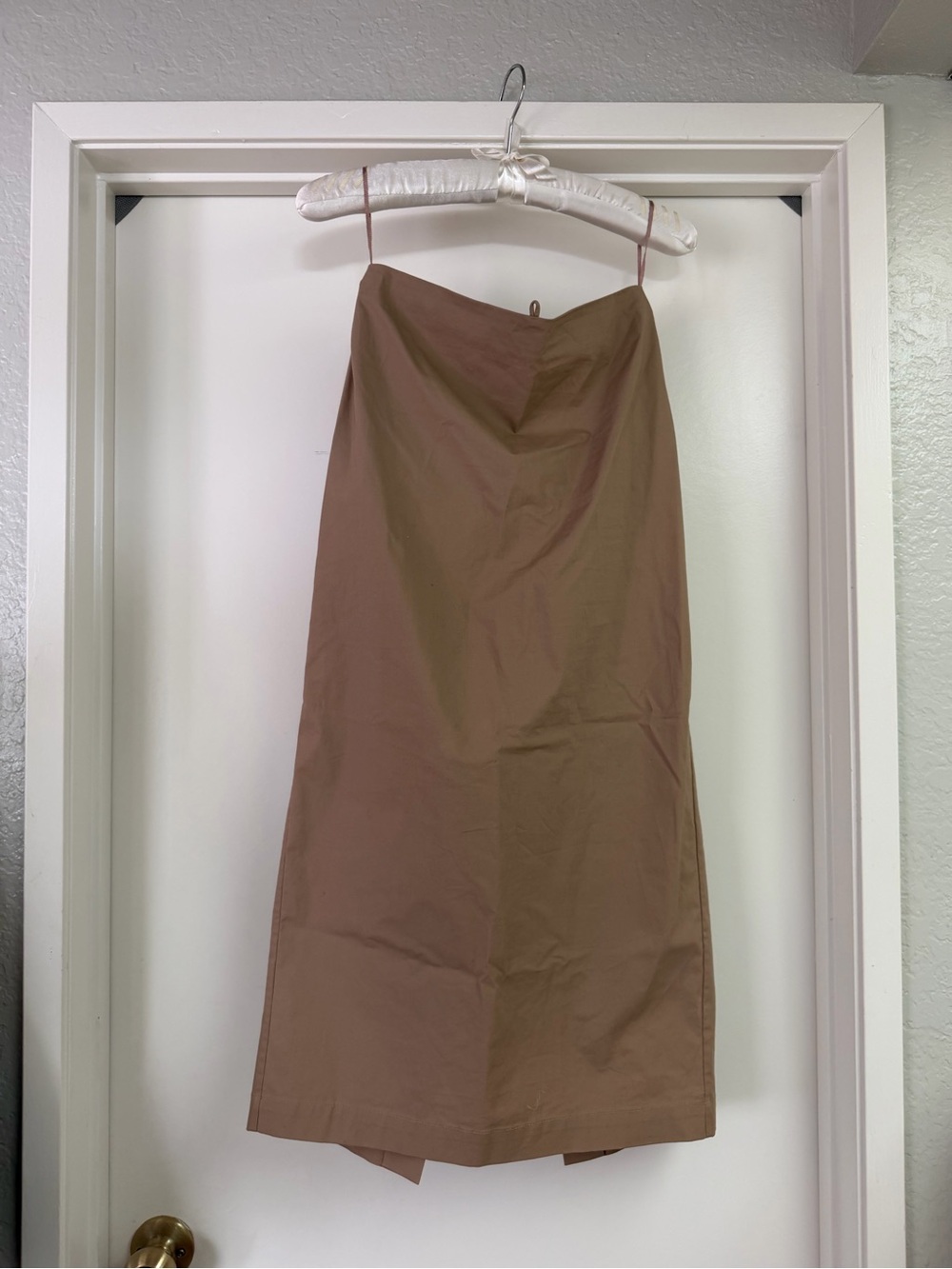 L'Academie Brown Maxi Skirt